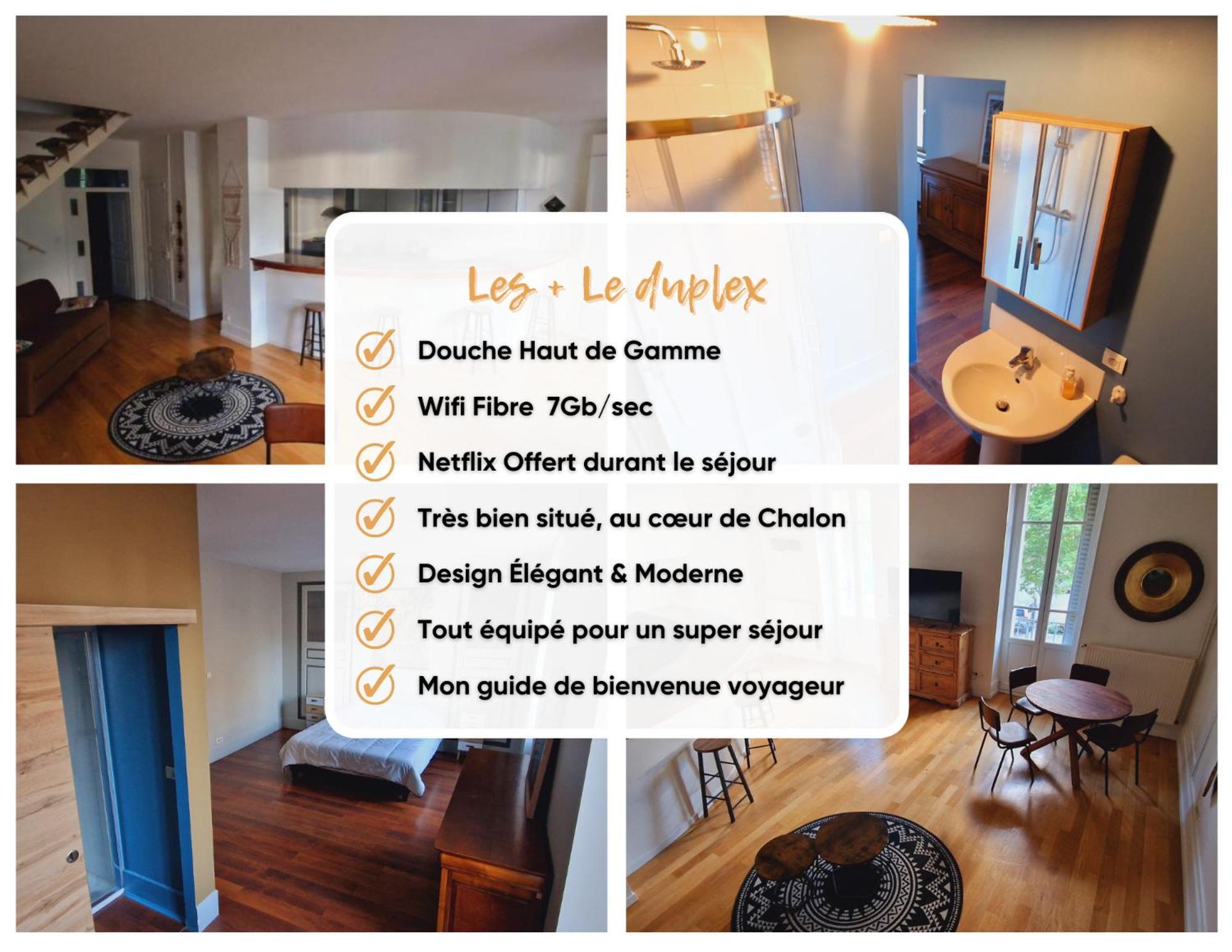 Le Duplex Leilighet Chalon-sur-Saône Eksteriør bilde